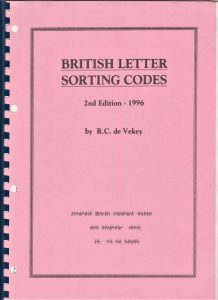British Letter Sorting Codes