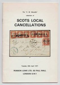The "C.W. Meredith" collection of Scots Local Cancellations