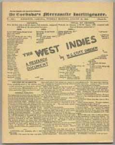 The West Indies. A Research Document