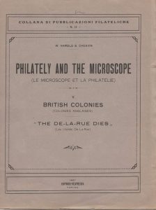 Philately and the Microscope