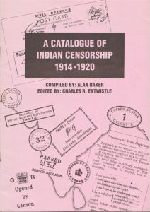 A Catalogue of Indian Censorship 1914-1920