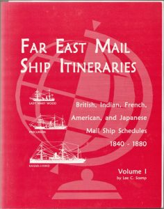 Far East Mail Ship Itineraries