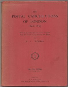 The Postal Cancellations of London