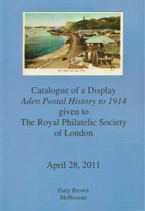 Aden Postal History to 1914