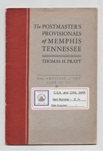 The Postmaster's Provisionals of Memphis, Tennessee
