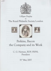 Perkins, Bacon - the Company and its Work
