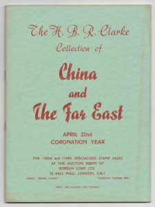The H.B.R. Clarke Collection of China and The Far East