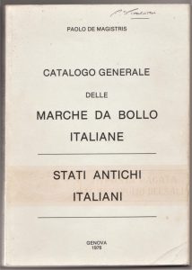 Catalogo Generale delle Marche da Bollo Italiane - Stati Antichi Italiani