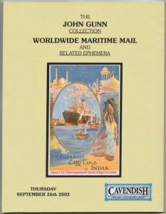 The John Gunn Collection of Worldwide Maritime Mail and Related Ephemera
