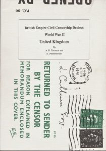 British Empire Civil Censorship Devices World War II
