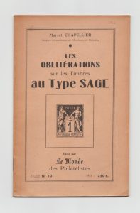Les Oblitérations sur les Timbres au Type Sage