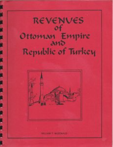 Revenues of Ottoman Empire and Republic of Turkey