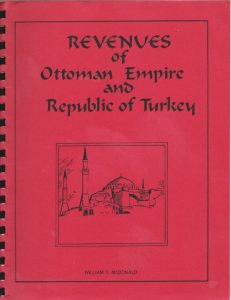 Revenues of Ottoman Empire and Republic of Turkey