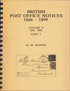 British Post Office Notices 1666-1899