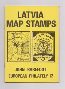Latvia Map Stamps