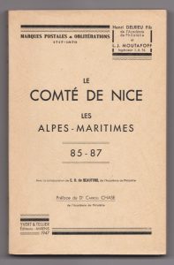 Marques Postales & Oblitérations du Comté de Nice et des Alpes-Maritimes