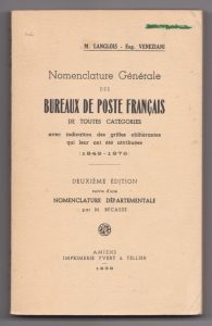Nomenclature Générale des Bureaux de Poste Français (1849-1876)
