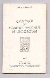 Catalogue des Vignettes Françaises de Croix-Rouge