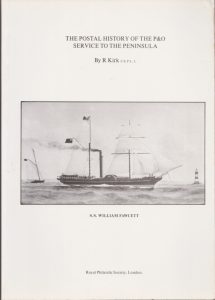 The Postal History of the P&O Service to the Peninsula