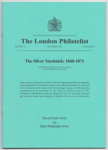 The Silver Yardstick: 1840-1871