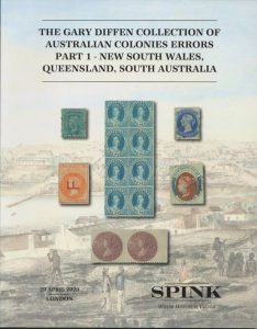 The Gary Diffen Collection of Australian Colonies Errors