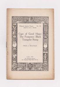 Cape of Good Hope: The Fourpence Black Triangular Stamp